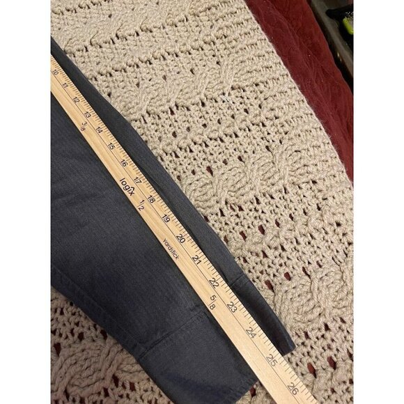 Tommy Bahama Mens Long Sleeve Button-Up Shirt Size L Grey Herringbone Pattern Wi - Picture 11 of 11